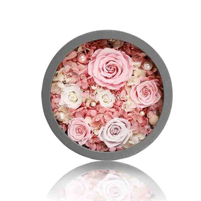 Flower Black Large Paper Tube w